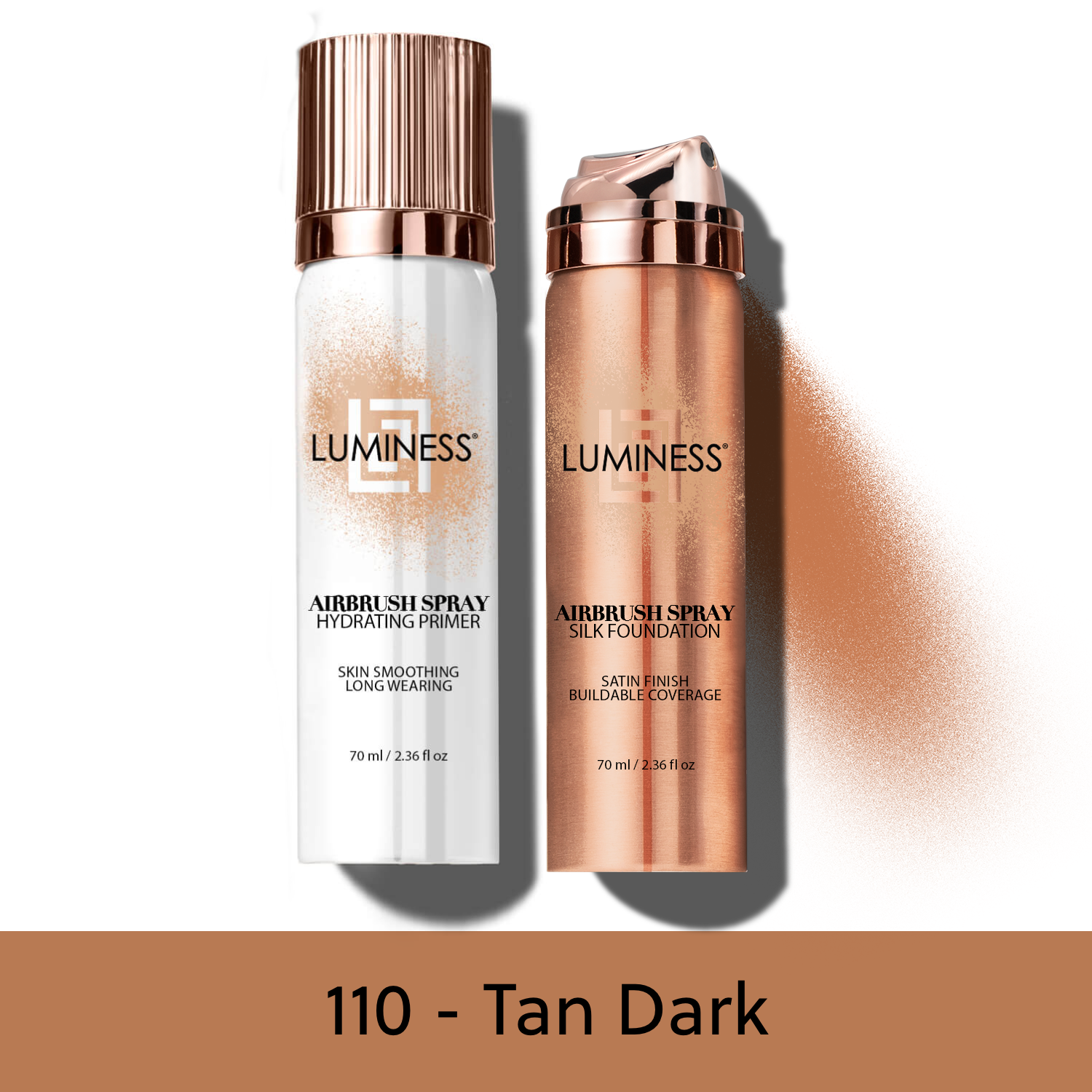LUMINESS - Wholesale Face Makeup Primer - Airbrush Spray Silk Foundation & Hydrating Primer Kit11