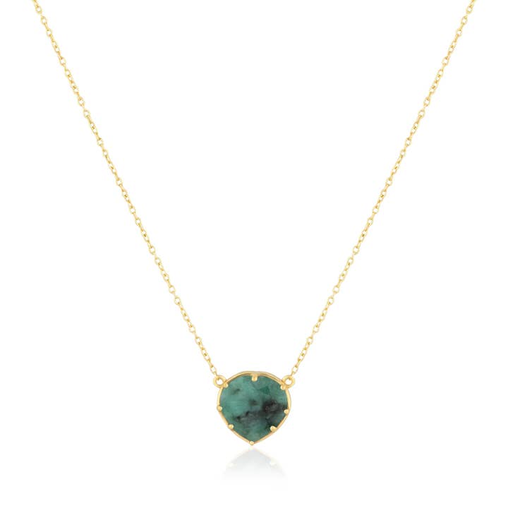 gemstone heart necklace for wholesale by Ela Rae Jewelry Llc.