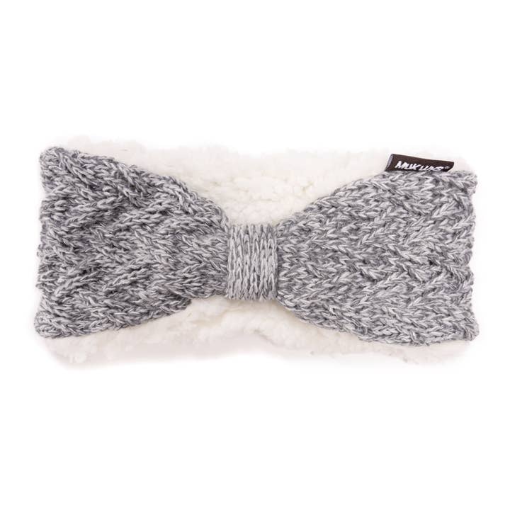 MUK LUKS Women's Knotted Lurex Cable Headband for wholesale by Muk Luks