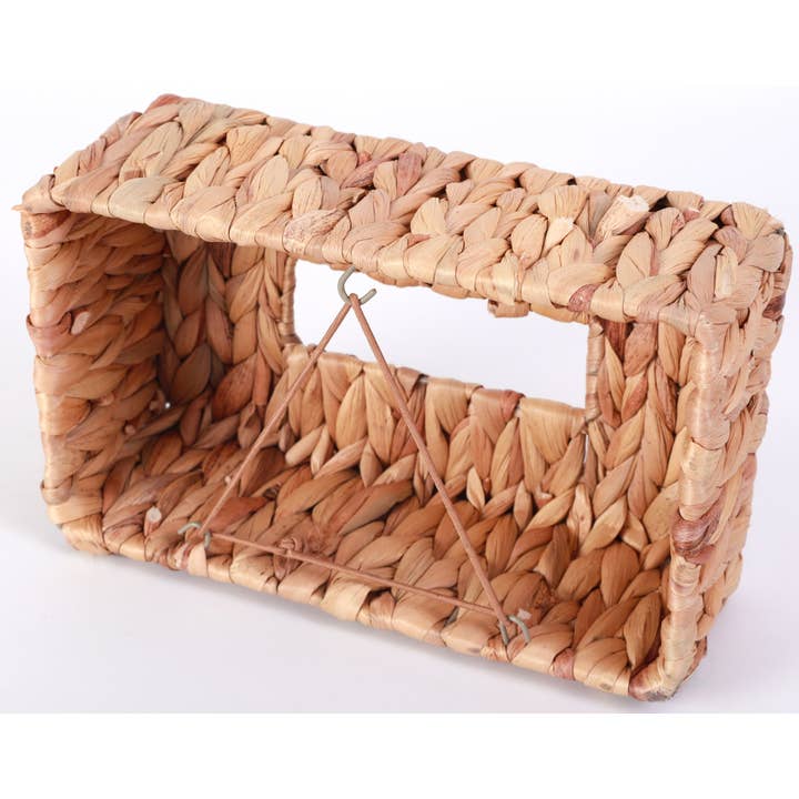 Quickway Imports - Venta al por mayor Cajas de pañuelos - Cubre caja de pañuelos de mimbre jacinto de agua rectángulo