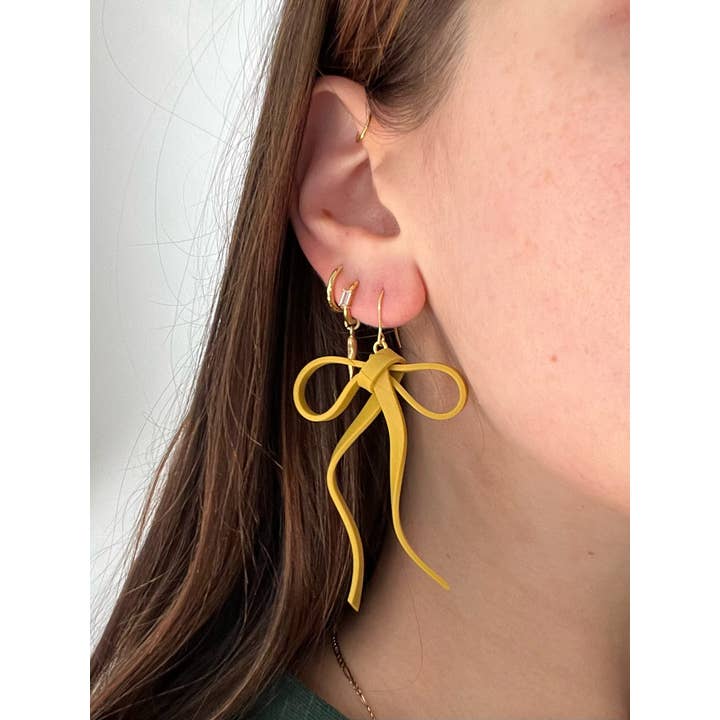 Common Good Clay - Wholesale Dangle Earrings - Bow Earrings - Medium3