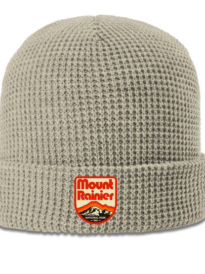Mount Rainier Beanie Clay for wholesale by Northwest Vibes Supply Co.