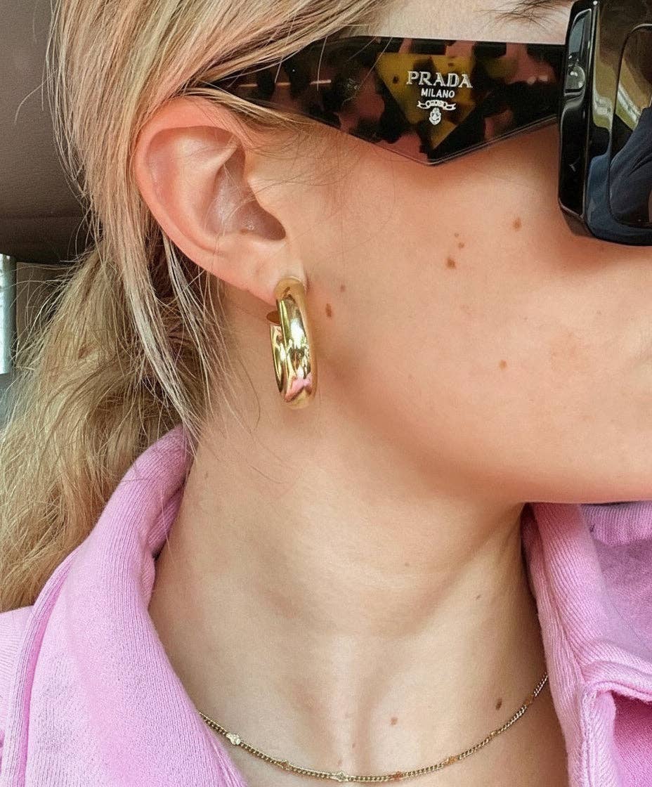 SF BRAND INC - Wholesale Hoop Earrings - Small Chantal Hoops19