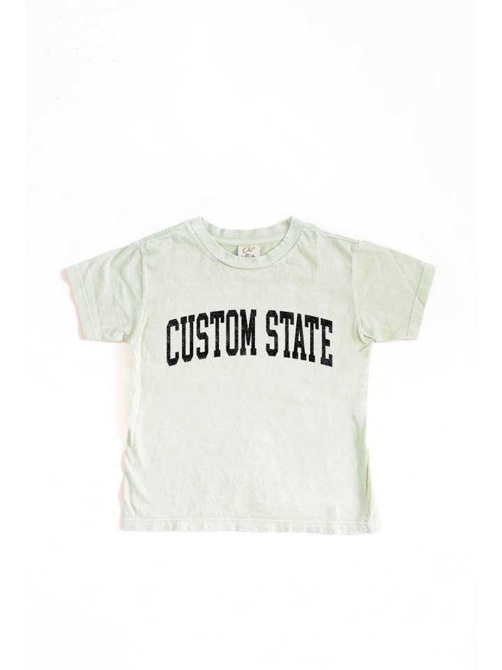 OAT COLLECTIVE – wholesale Screen-printed t-shirt – Kids – Custom Graphic Toddler Unisex Mineral Top9