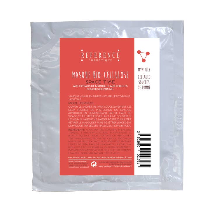 Reference Cosmétique - Wholesale Skincare Face Mask - “SPACE TIME” Bio-Cellulose Mask