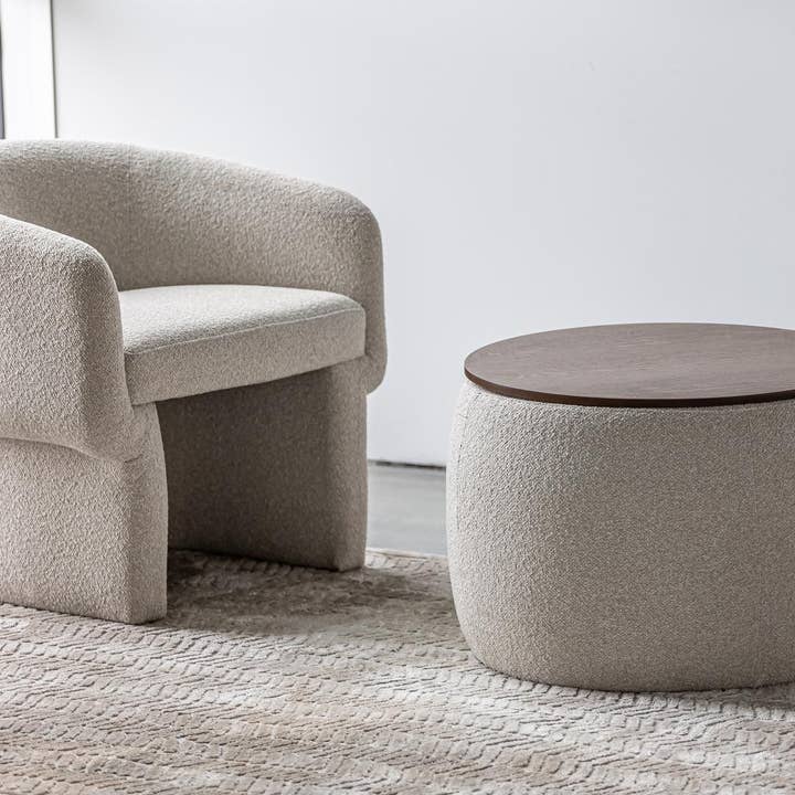 Style In Form - Vente Repose-pieds - Pouf de rangement en frêne2