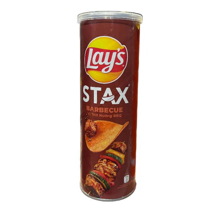Lay's Stax Exotique Saveur Barbecue Vi Thit Nuong BBQ - Vietnam pour la vente par Fizz and Sweets Wholesale