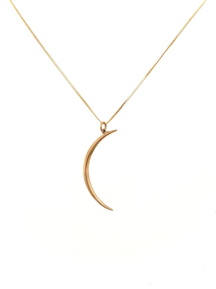 Gold Moon Necklace for wholesale by Stone Cooper
