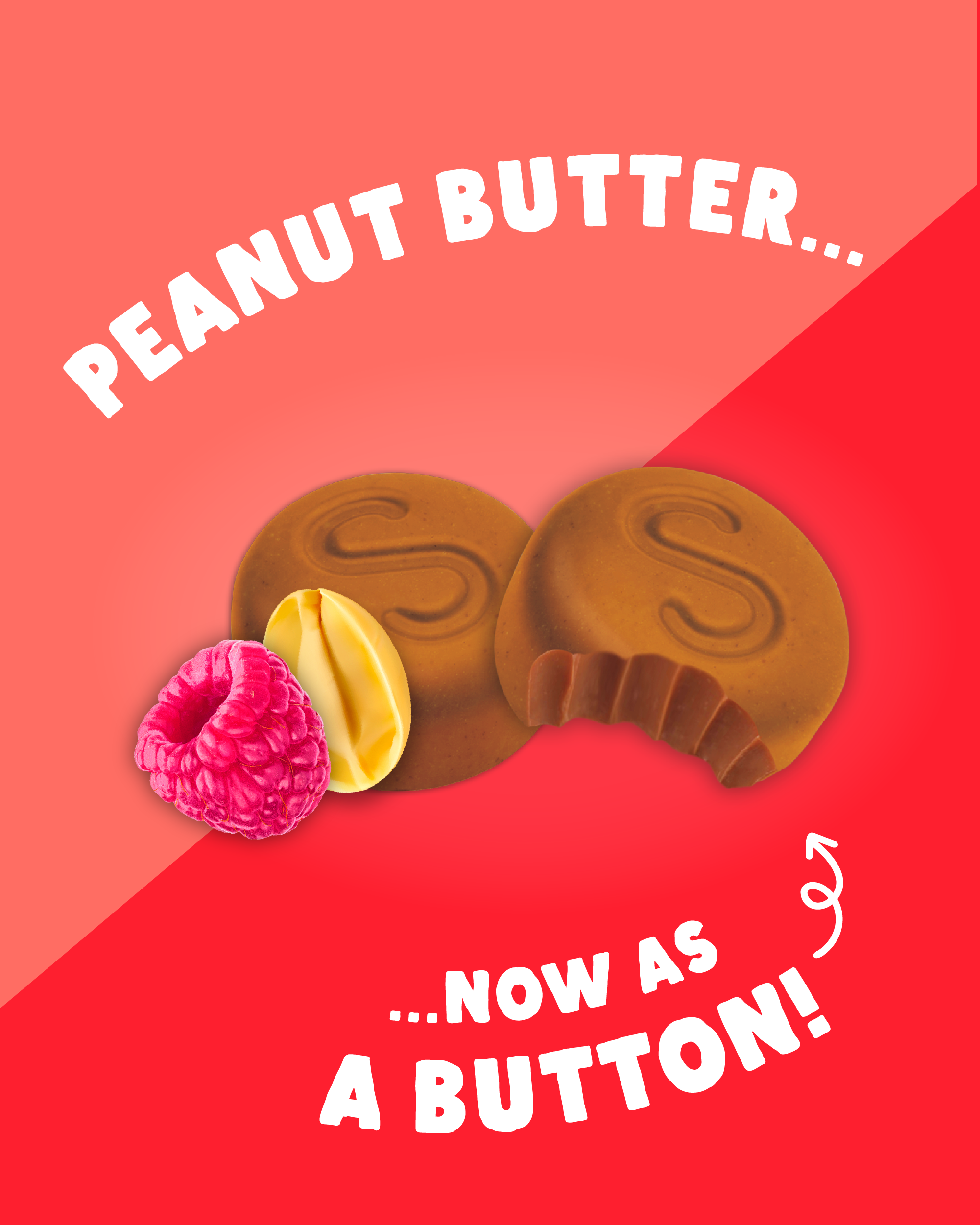 Superfoodio – wholesale Snack pack – Kids & baby – Peanut Butter Buttons - PB&Jelly (20g x 15 packs)1