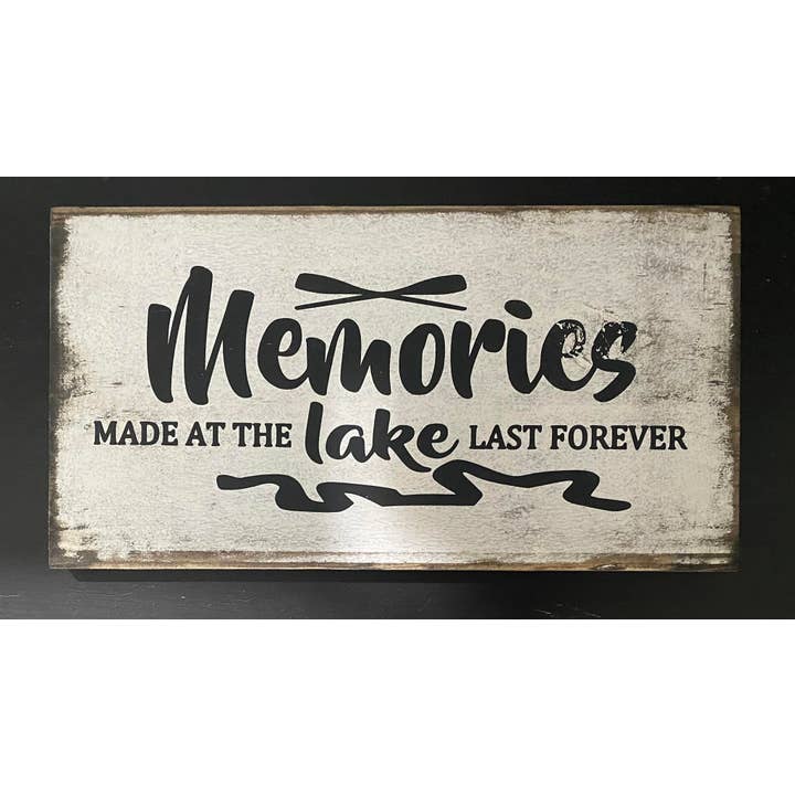 I RICORDI CREATI AL LAGO DURANO PER SEMPRE per la vendita all'ingrosso da parte di Dudley's Cottage & Gifts