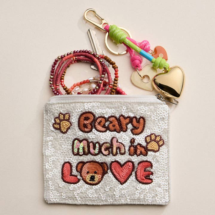 Perlebroderet Meget Forelsket Paillettaske for engroshandel hos Frem