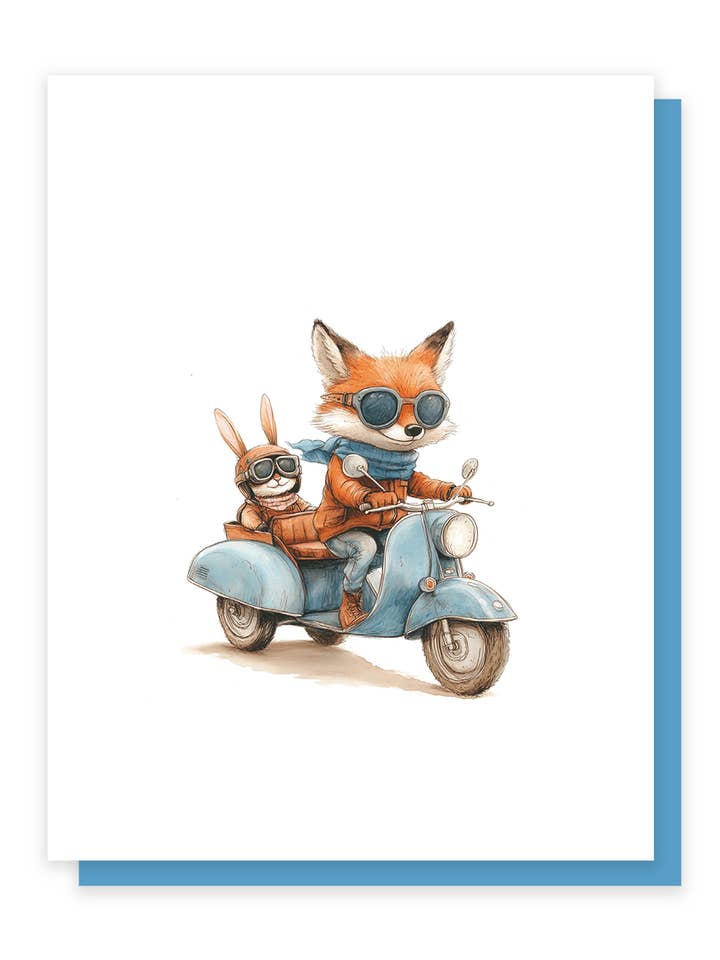 Fox And Rabbit Scooter for engroshandel hos Hank & Bean