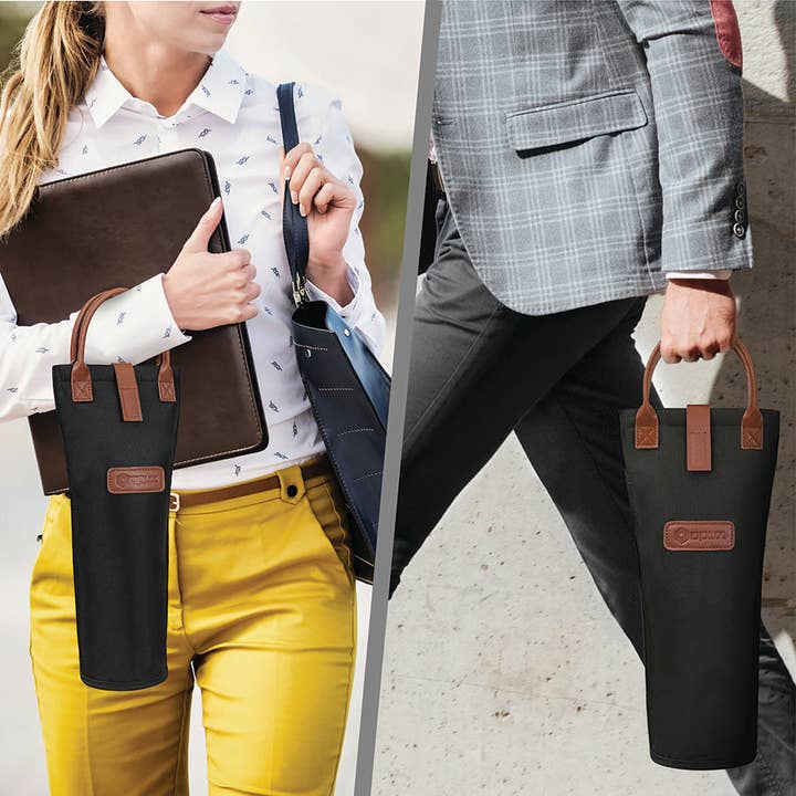 OPUX - Wholesale Wine tote - 1 Bottle Classic Wine Carrier Bag37