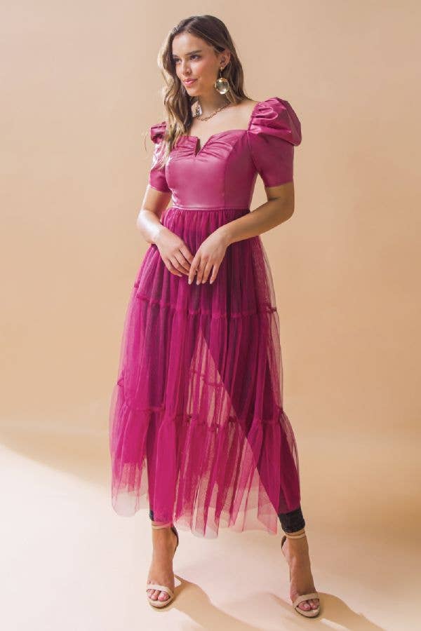 PINK A faux leather maxi top -IT11738 for wholesale on Faire1