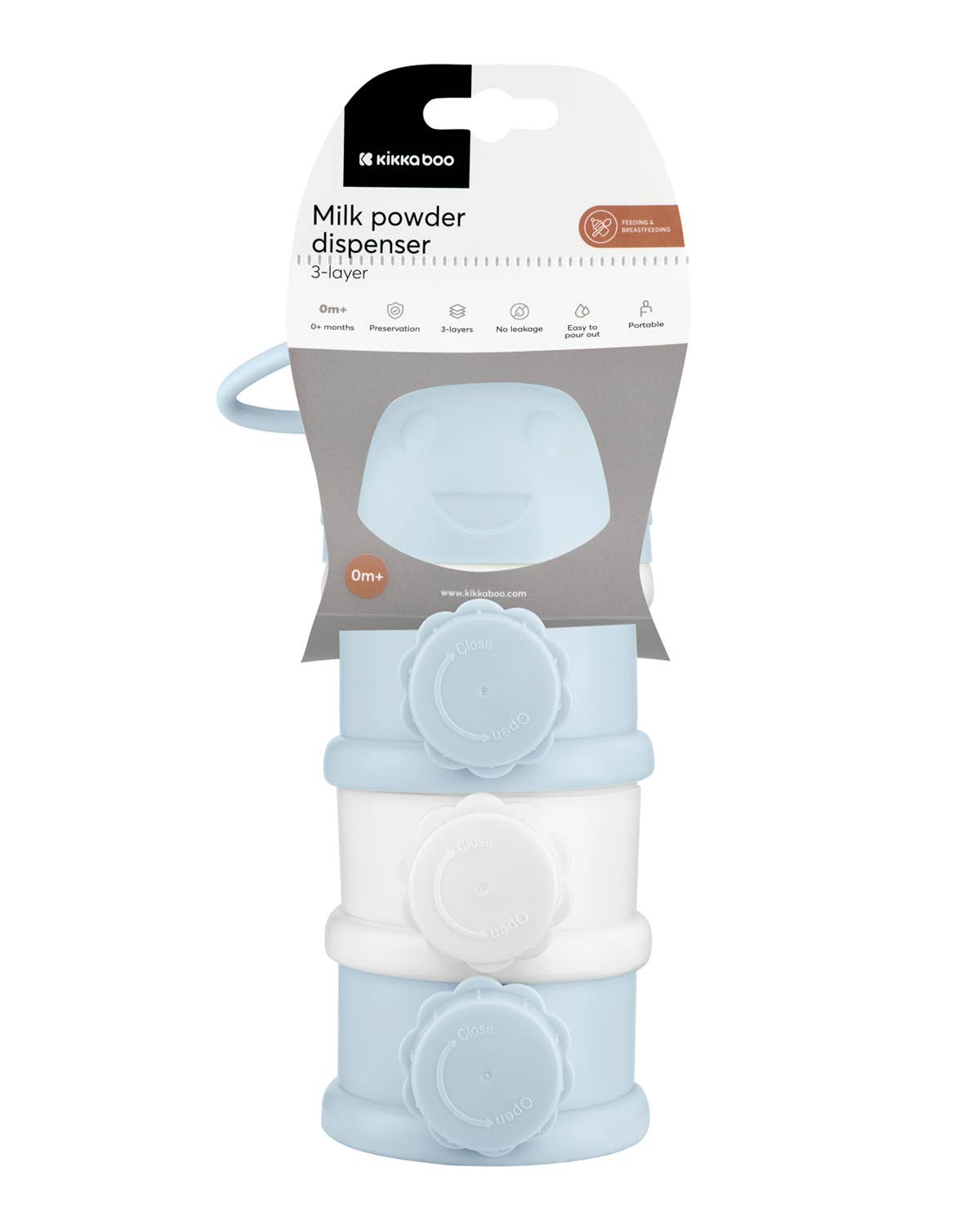 Kika Group Ltd. – wholesale Milk/juice bottle – Milk Powder Dispenser 3-layer3