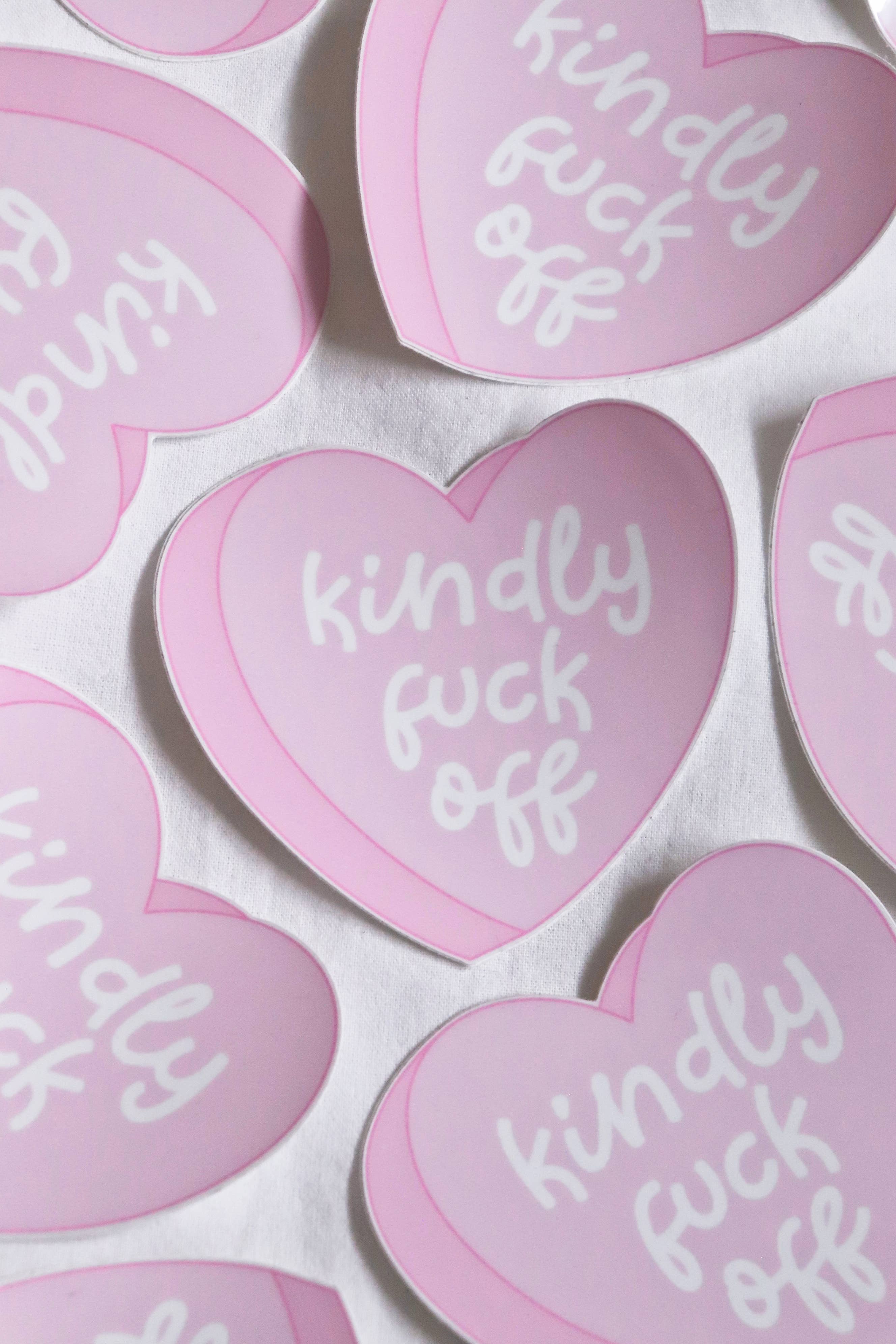 Day Dreamer Studios - Venta al por mayor Pegatina - Kindly Fuck Off | Adhesivo de vinilo impermeable brillante7