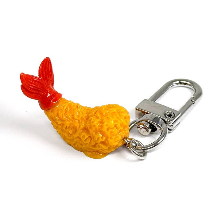 Mini Reje Tempura Nøglering – Kawaii Mad Taskevedhæng for engroshandel hos Rainbow Unicorn Birthday Surprise