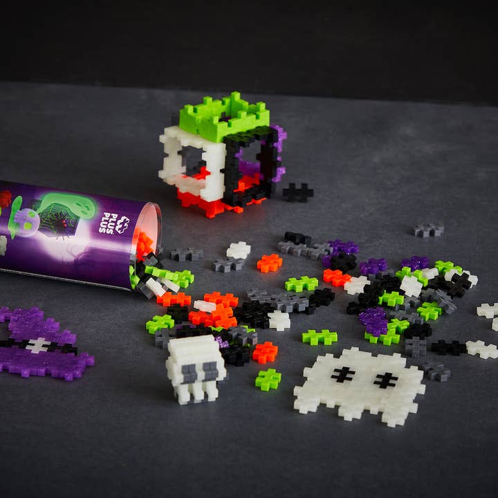 Plus-Plus USA - Wholesale Build-a-Toy - Kids - Tube 240 Pc Spooky Mix