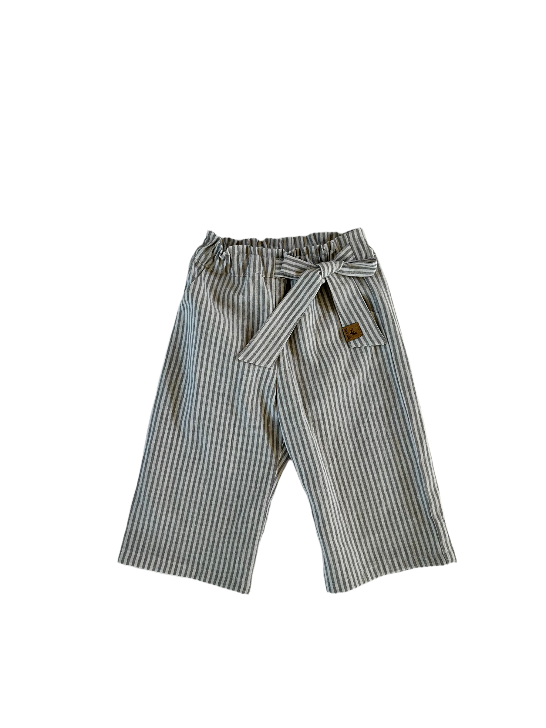 Tate & Adele - Wholesale Pants - Kids - Elsie Paper Bag Waist WIDE Leg Pant with Tie9