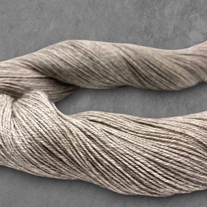 Rooster Undyed Yarns - Wholesale Yarn - Undyed Yarn: Silky Grey Yak 4 Ply Knitting Yarn3