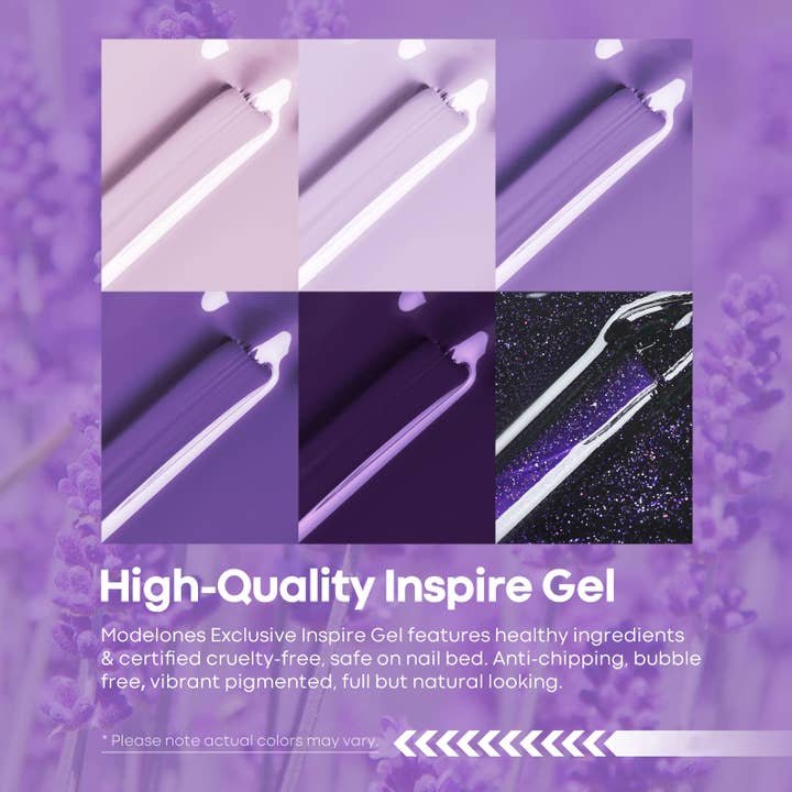 Modelones - Wholesale Nail Polish Set - Lilac Obsessions - 6 Shades Gel Nail Polish Set 7ml