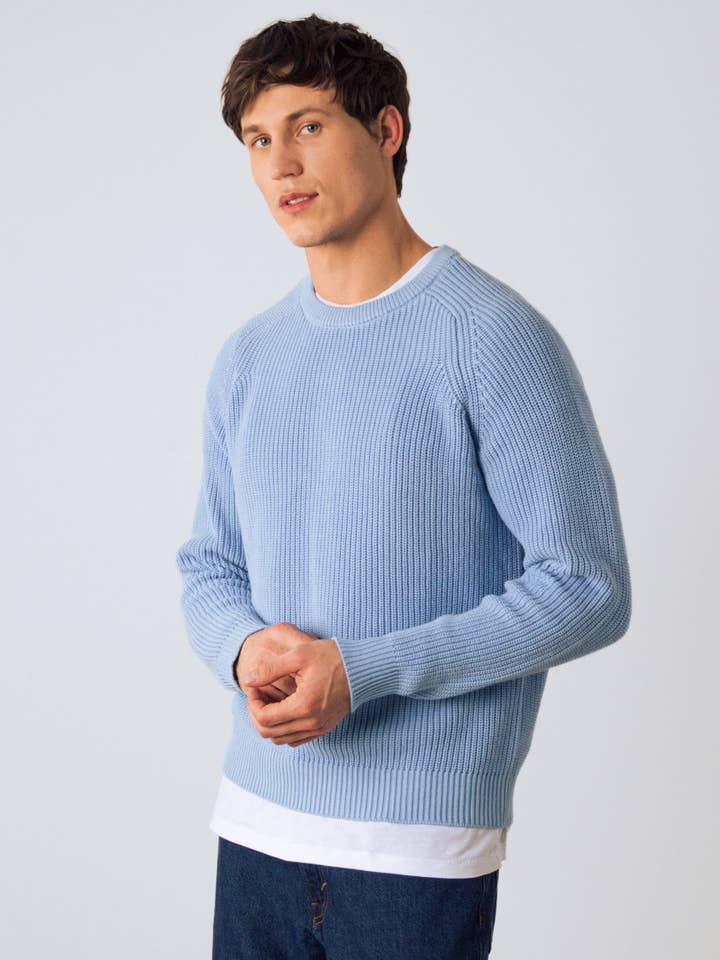 Honest Basics - Wholesale Knit Sweater - Men's - Heavy Knit Jumper Men1