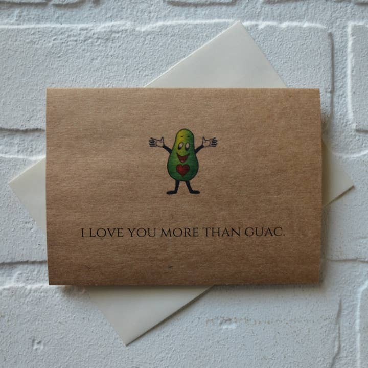 Mais do que guacamole | Cartão de Amor | Feliz Dia dos Namorados por atacado de This & That Creations, INC.