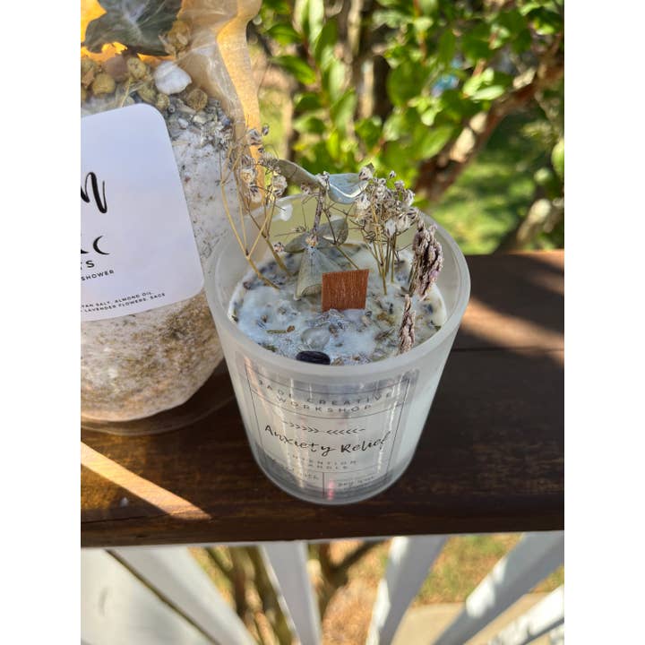 Jade's Creative – Engroshandel Glaslys – Angstlindrende beroligende aromaterapilys, håndhældt soja1