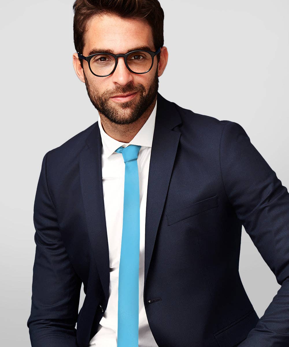 Dubal Brothers - Vente Cravate – homme - Cravate fine unie (4 paquets) par Vittorio Farina39