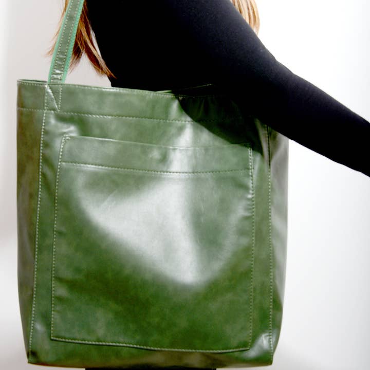 ACCITY - Wholesale Tote Bag - Women's - WOMEN SOFT PU LEATHER TOTE BAG_CWAB056118