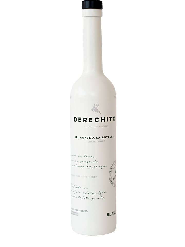 BIANCO A DESTRA, 700 ML, 38º ALC. VOL. per la vendita all'ingrosso da parte di DERECHITO TEQUILA
