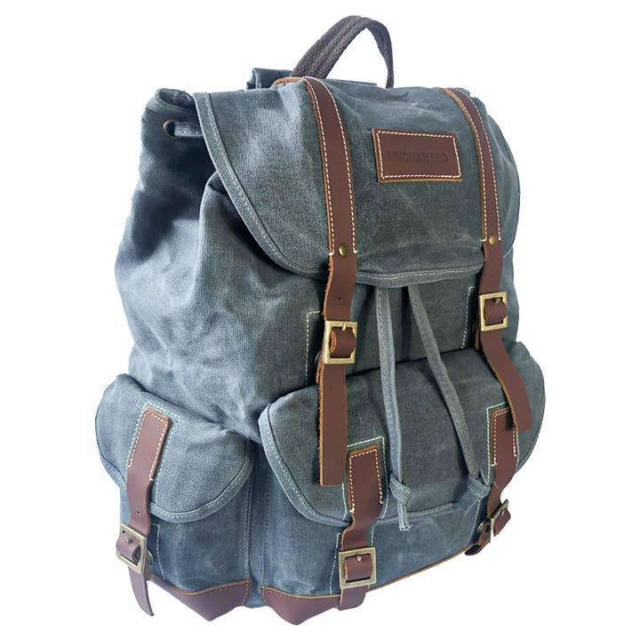 Zaino Explorer in pelle di cotone per la vendita all'ingrosso da parte di DOVER LEATHER USA LLC