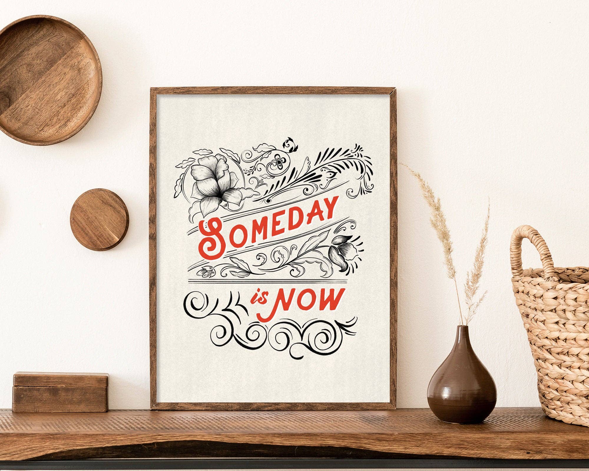 Annie Bailey Art - Wholesale Art Print - Someday is Now - inspirational quote print6
