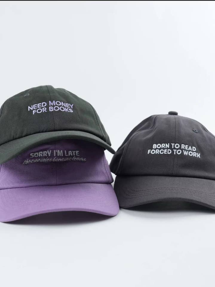 Need Money for Books 📚 Bookish Dad Hat for wholesale by Well Versed Goods