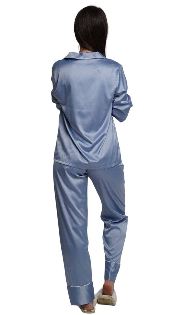 Taniri – wholesale Sleepwear set – Women's – ASHLEY LONG MATTE SATIN  PAJAMAS16