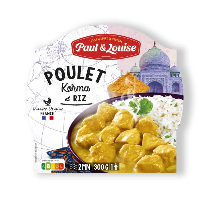 Chicken korma with rice (300g) for wholesale by Paul & Louise