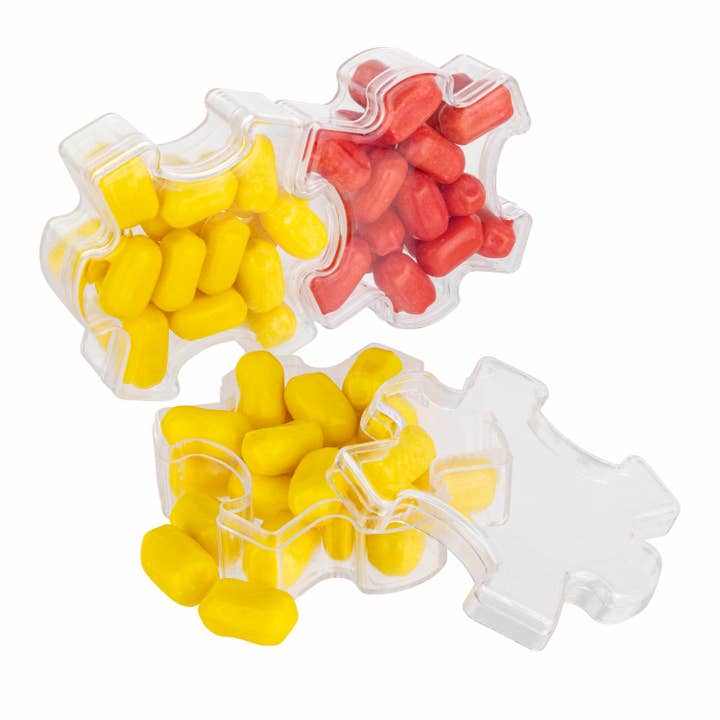 Hammont - Wholesale Party Favor Bag/Box - Hammont Puzzle Shaped Acrylic Candy Boxes
