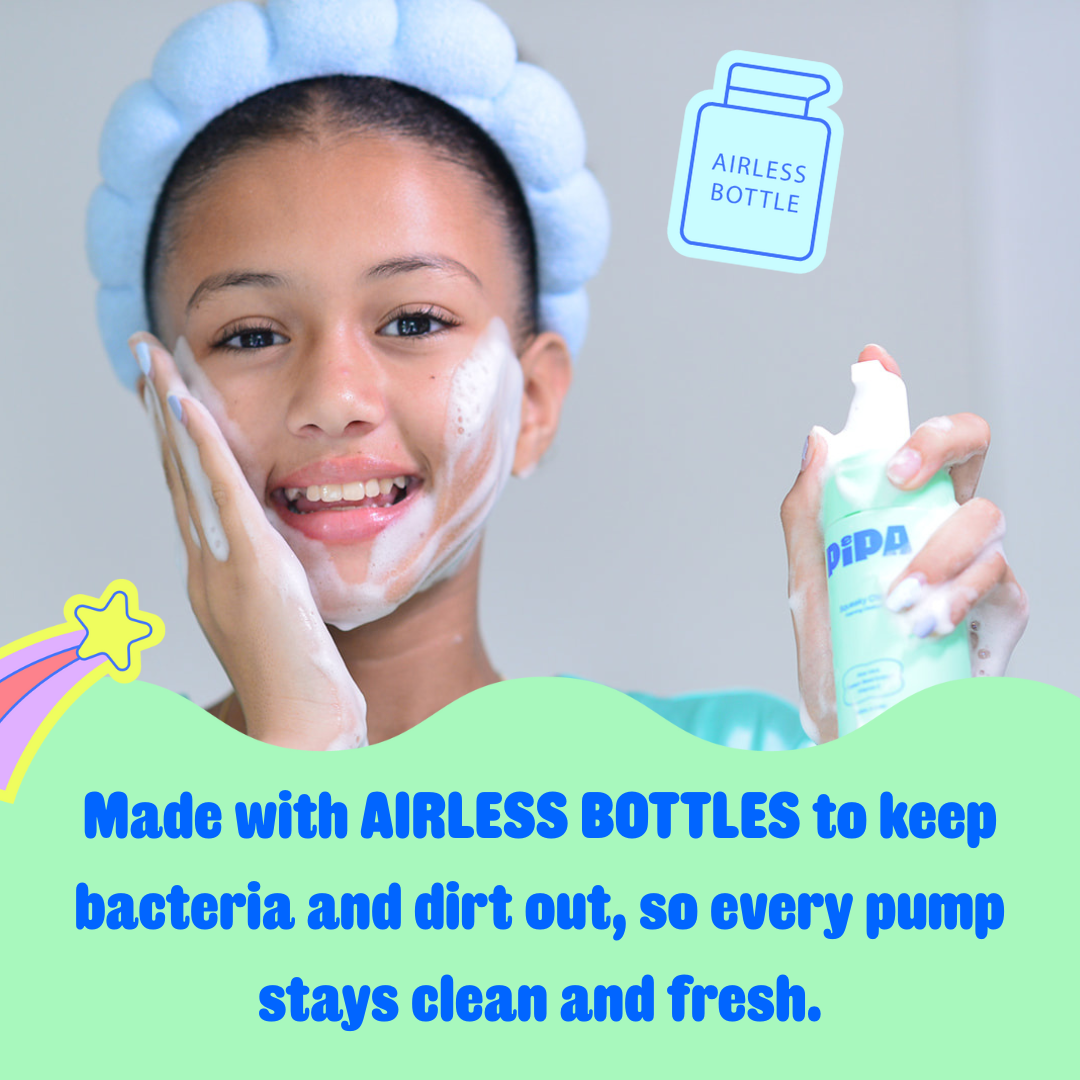 Pipa Skin Care - Wholesale Facial Cleanser - Pipa Squeaky Clean Cleanser Gentle Foam Face Wash for Kids2