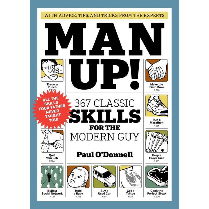 Man Up!: 367 Klassieke Vaardigheden voor de Moderne Man voor wholesale door Microcosm Publishing & Distribution