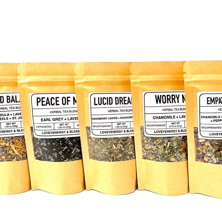 Loveyenergy & Blessings - Wholesale Loose Tea - LUCID DREAMING Handcrafted Herbal Tea Blend 13 Servings