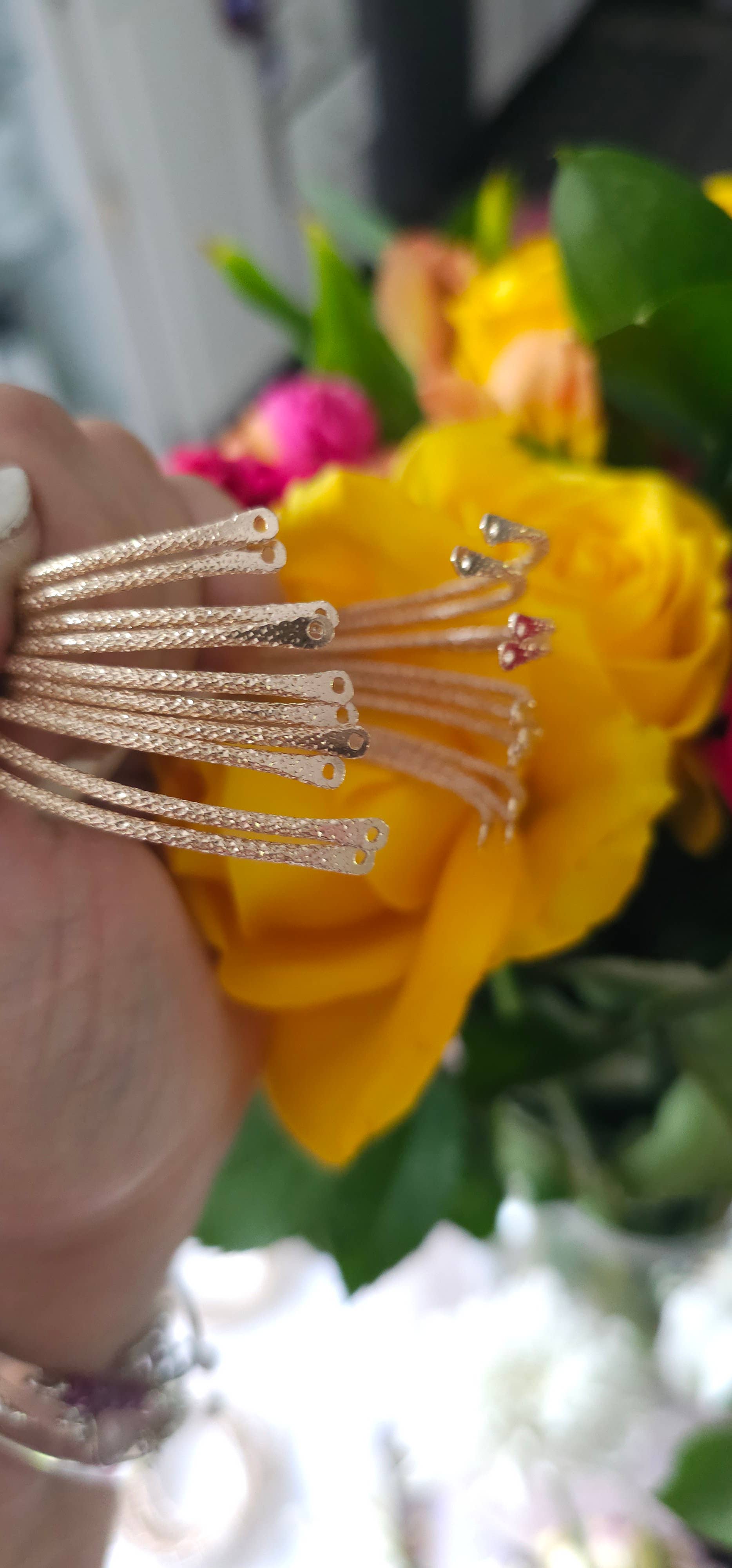 Half Moon Jewelry Designs - Wholesale Bangle Bracelet - permanent jewelry bangle (Sparkle), Bangle blank for PJ 1