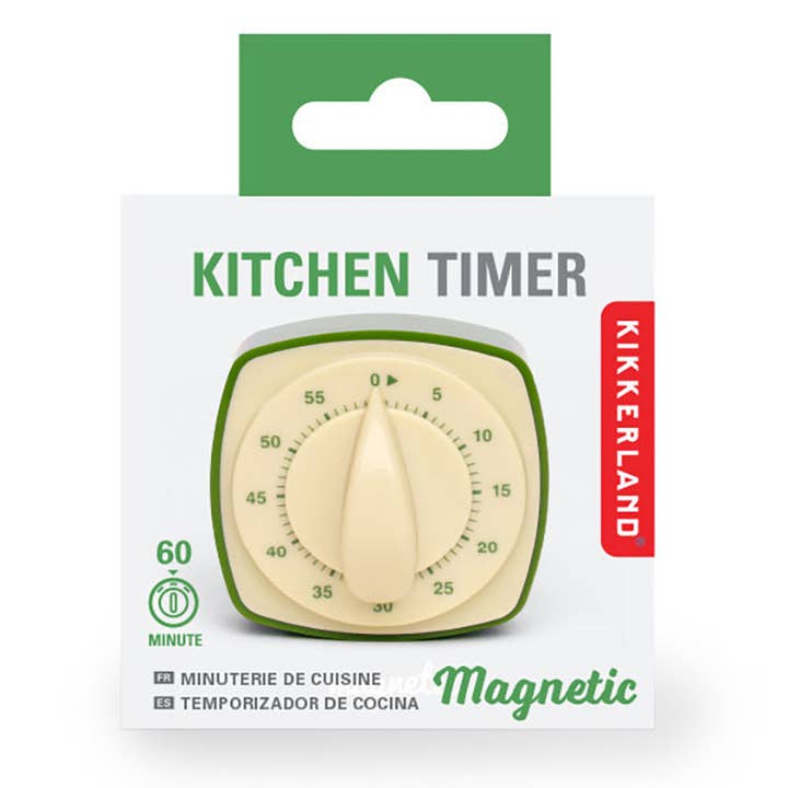 Retro Kitchen Timer for wholesale by Kikkerland Design Inc