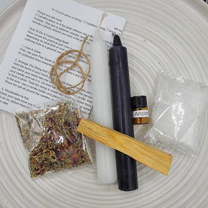 Mystical Roots - Wholesale Meditation Supplies - Cord Cutting Spell Kit