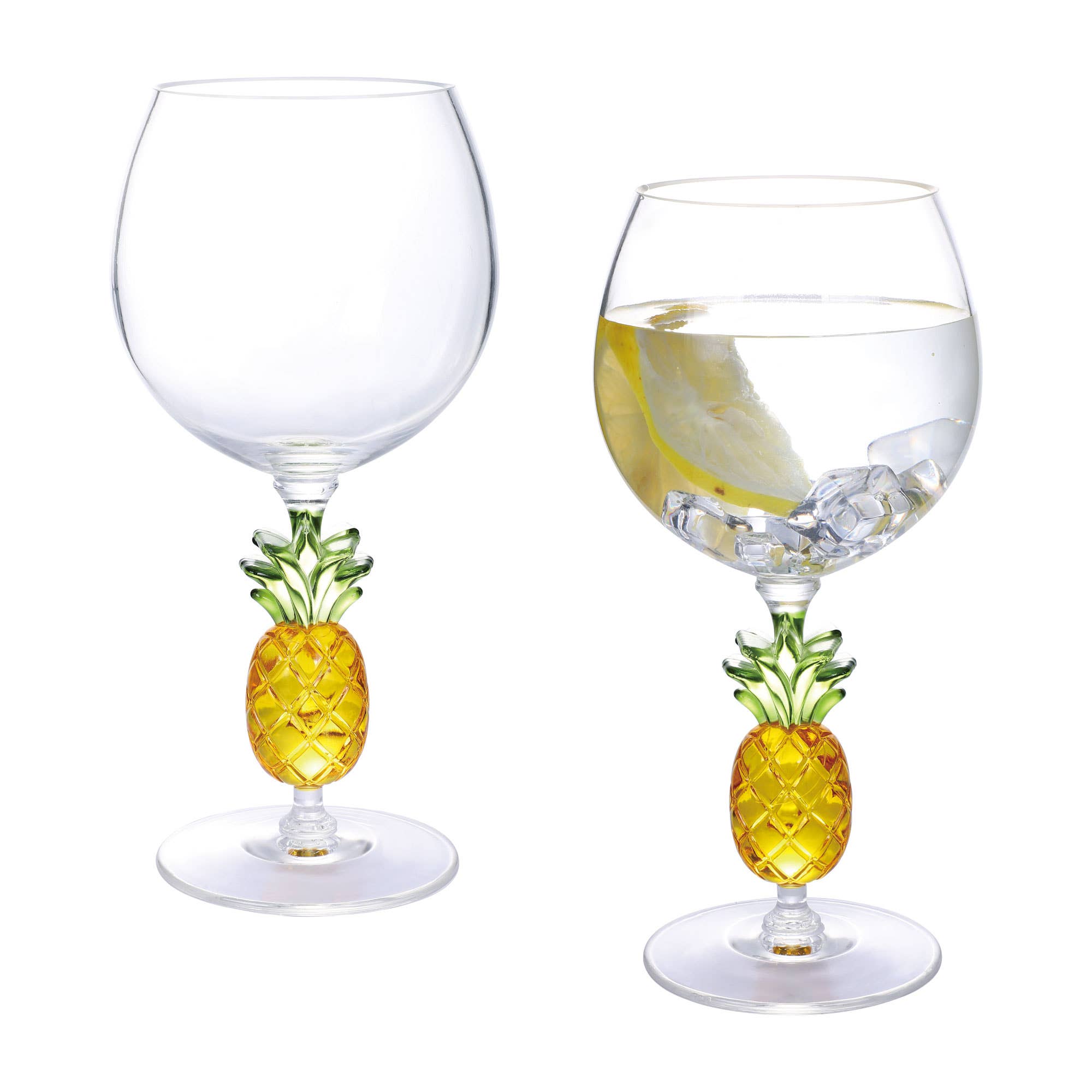 Supreme Housewares - Wholesale Wine Glass - Pineapple 18oz Acrylic Plastic Wine Glass1
