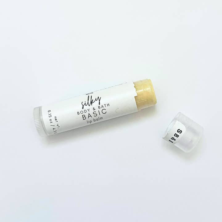 Basic (Flavor-Free) Lip Balm for wholesale by Silky Body & Bath