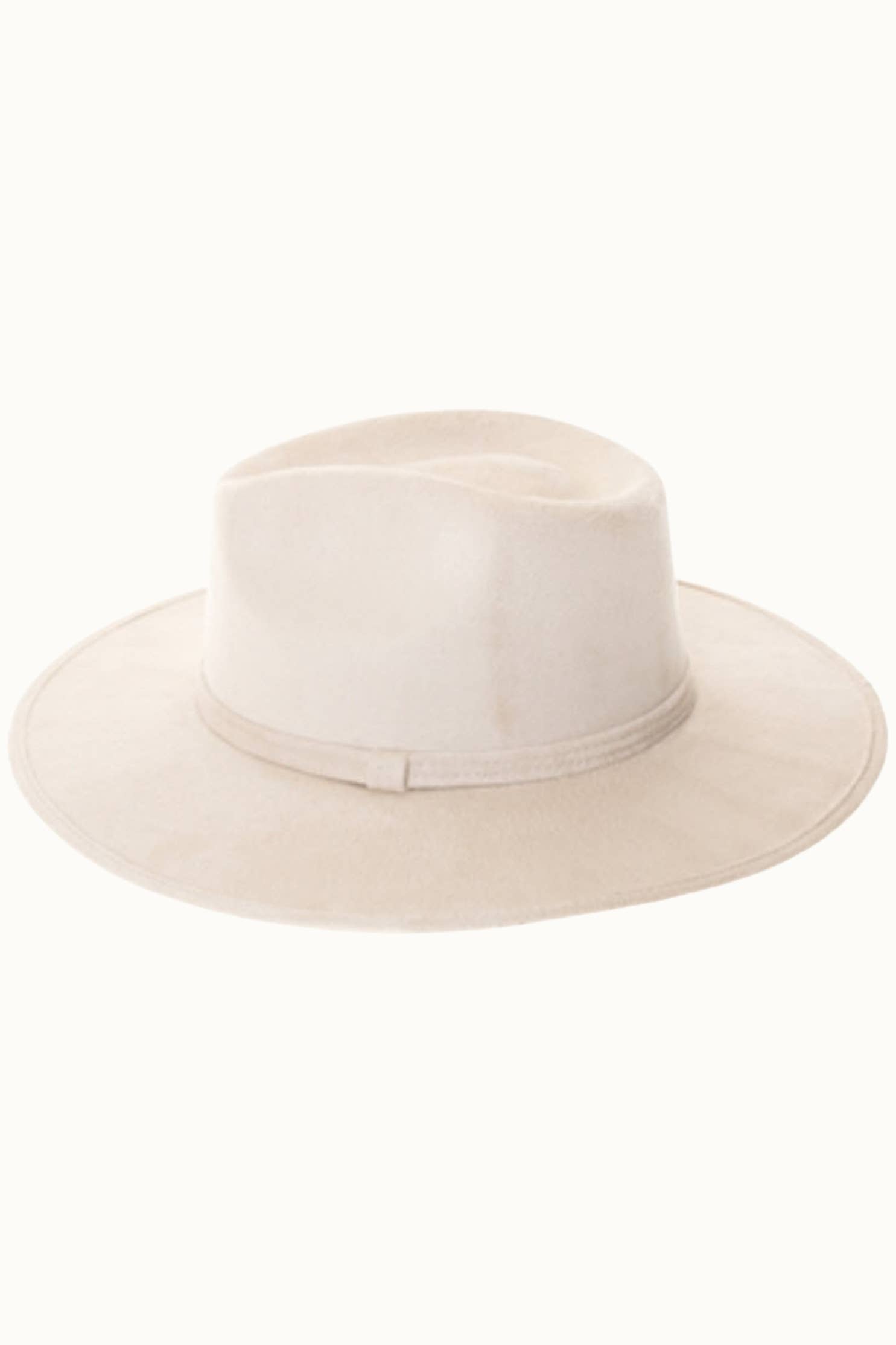Olive & Pique – wholesale Fedora – Women’s – Vegan Suede Rancher Hat 3.5" Brim, Unisex, OSFM18