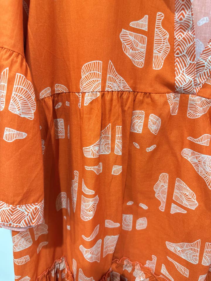 Orice - Wholesale Dress - Women's - Short dress in batik print cotton - Orice9