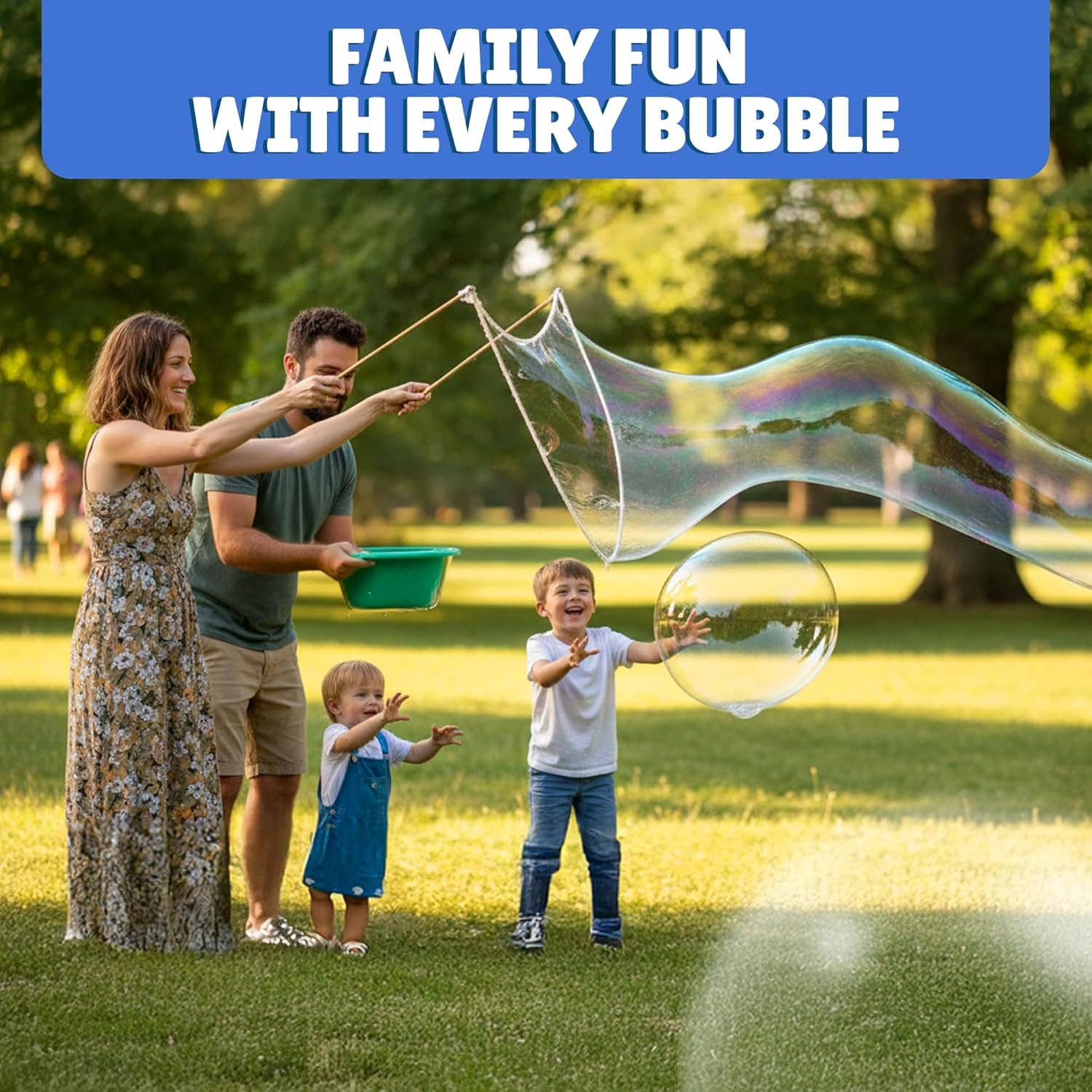 Atlasonix - Wholesale Bubble Wand - Kids - Giant Bubble Solution - Bubbles for Kids - 14 Gallons5