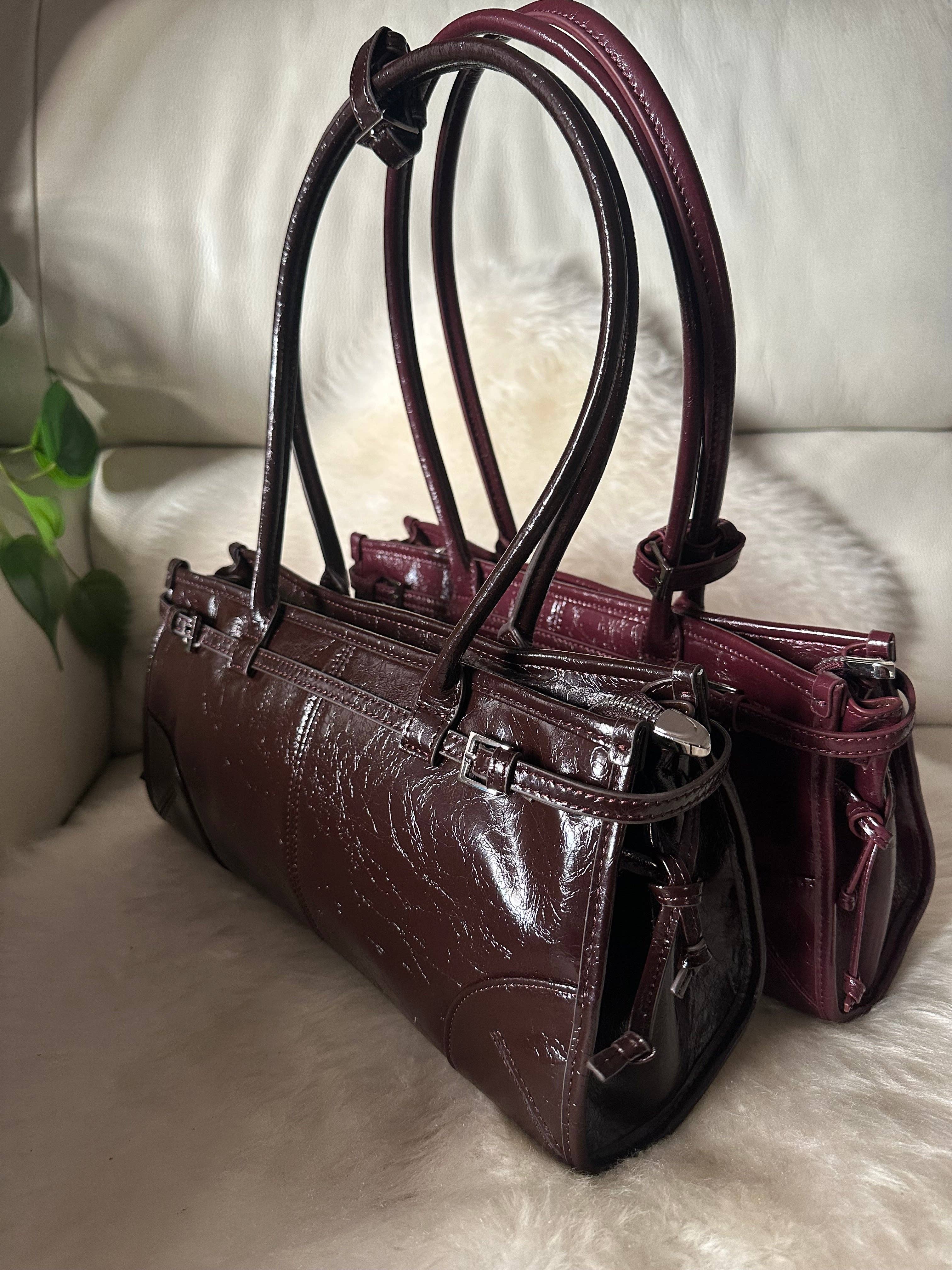 Zhade – Bolsa de ombro – Mulher por atacado – ASTRID - Bolsa de couro genuíno brilhante8