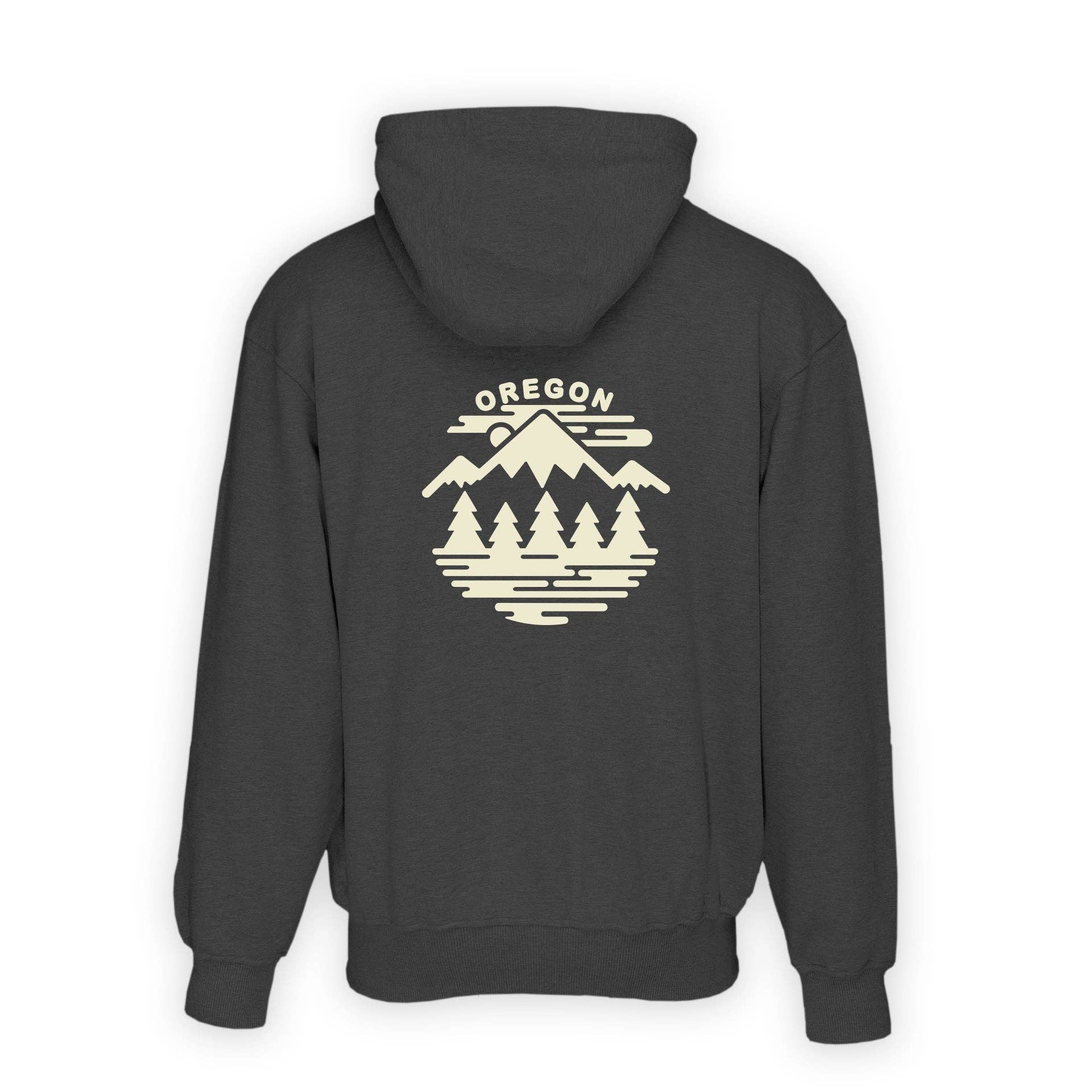 Little Bay Root - Wholesale Hoodie - Unisex - Oregon Fifty Mountain Ranges | Unisex Zip Hoodie4